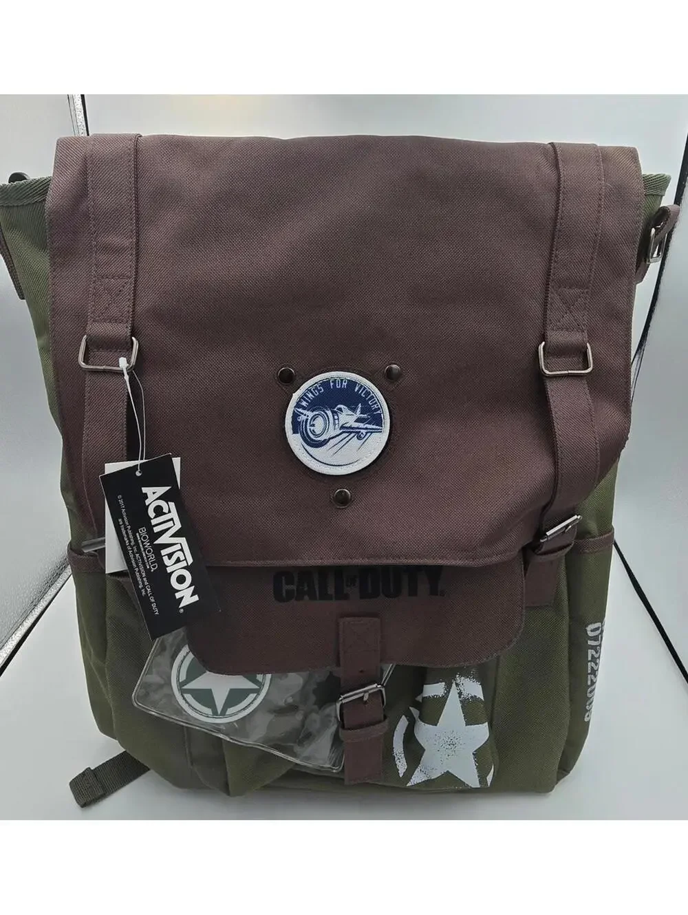 NWT Call of Duty Activision Wings for Victory WWII Backpack